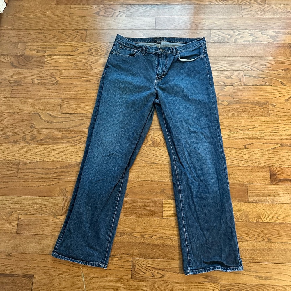 Sean John Men’s Garvey Loose Fit Dark Blue Jeans 36x34 Vintage Y2K